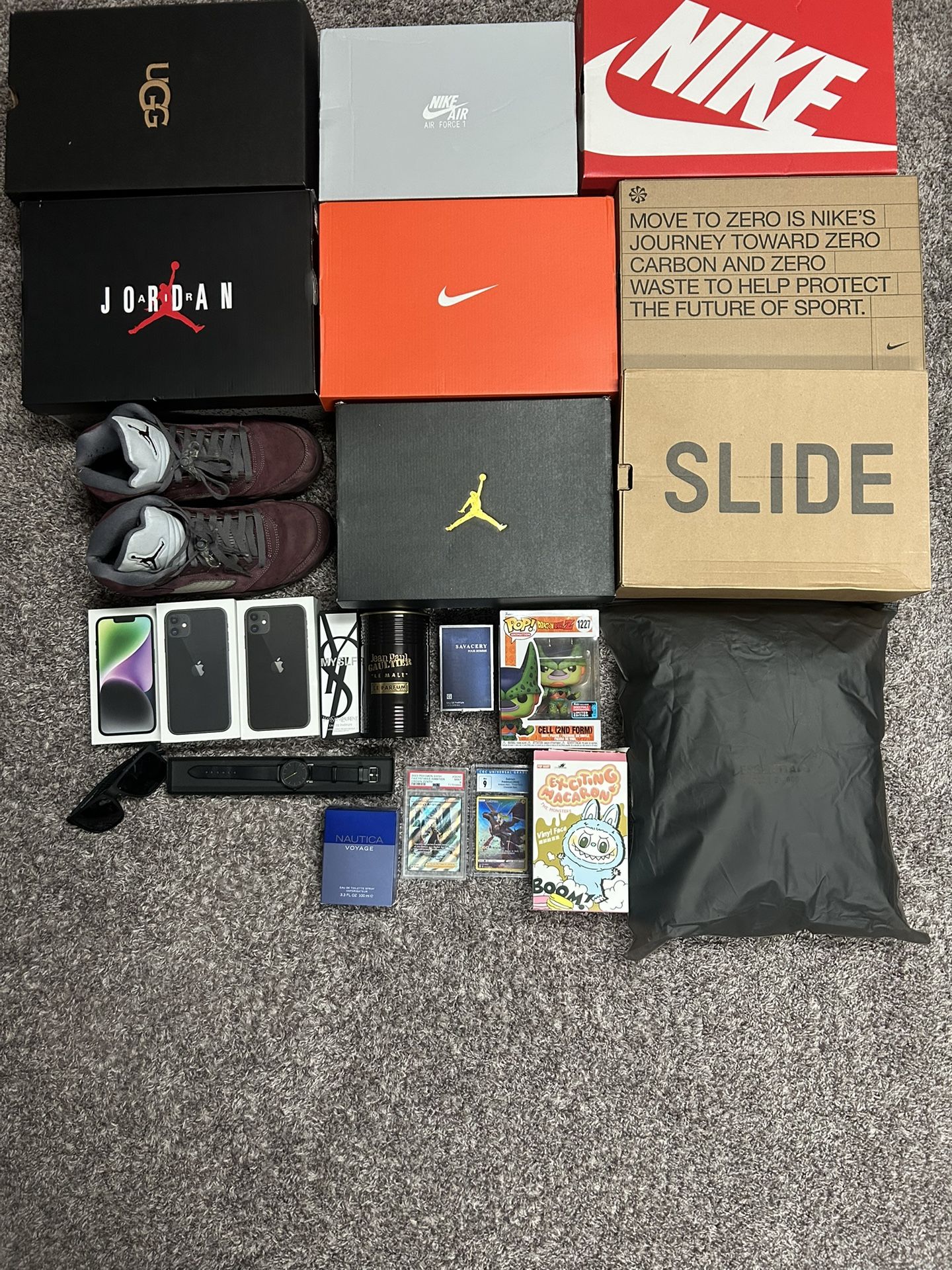 Shoes,phones,designer clothing, funko pop, graded pokémon, watch, labubu, gucci glasses