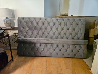 Grey King Headboard and footboard .