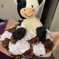 Ramos De Rosas De Listón Gratinado