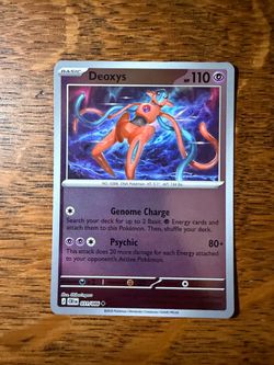 Pokémon TCG ME04: Chaos Rising Reverse Holo Deoxys 031/086