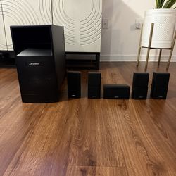 Bose Acoustimass 10 Series IV Home Entertainment Speaker System - Black + the wall mounts