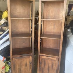 Shelves with bottom cabinets my