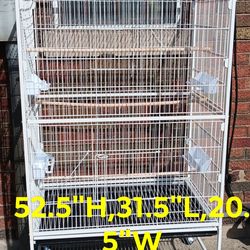 Metal Cage on wheels