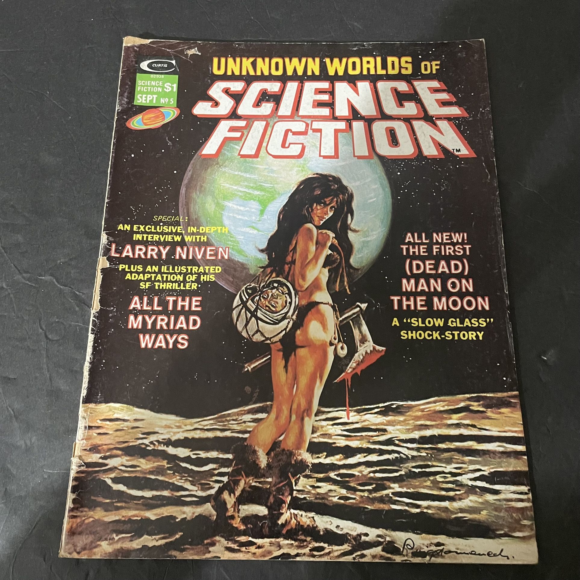 UNKNOWN WORLDS OF SCIENCE FICTION #5 1975 MARVEL