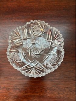 Crystal dish
