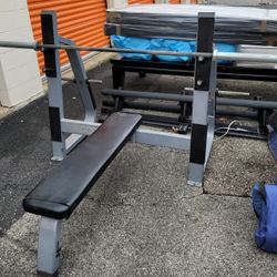 Weight Bench With Rouge Bar