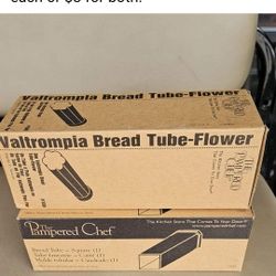 New Unopened Pampered Chef Bread Tubes