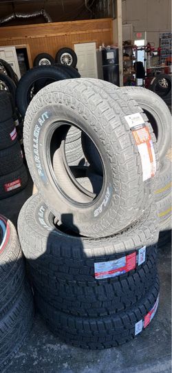 285/70/17 all terrain white letters