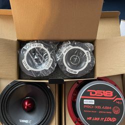 Ds18 6.5 Speakers With Bullet Tweeters 