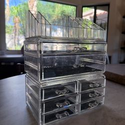 Vtopmart 3 Tier Clear Makeup Organizer