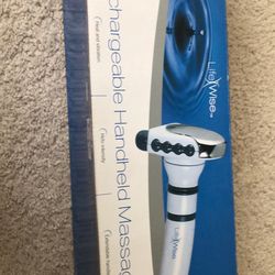 Handheld back massager.