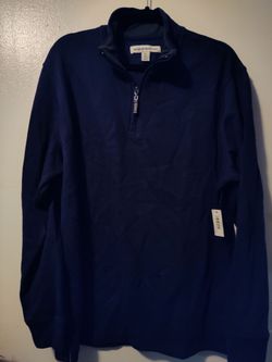 Amazon Essentials Navy Quarter-Zip Pullover