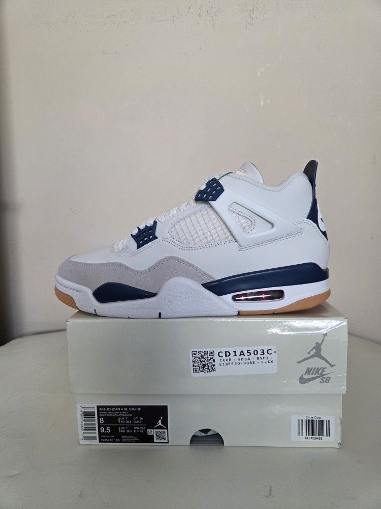 Jordan 4 SB  Navy Blue Mens Size 8