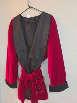 2006 velvet ￼Playboy smoking jacket.