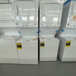 GE 2.3 cu. ft. Washer 4.4 cu. ft. Electric Dryer Combo in White