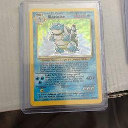 1999 Pokemon Base Set Unlimited Blastoise Holo 2/102