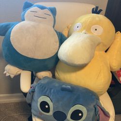 Pokémon And Disney Plushies