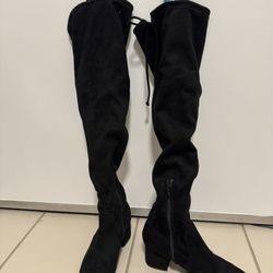 Black Over The Knee Boots