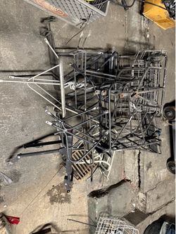 10 used bicycle rack .