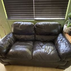 Leather Couch 