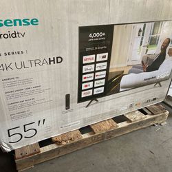 55” inch Hisense Smart Android UHDTV 4K
