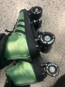 Adidas Superstar 82 Roller Skates Metallic Green