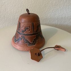 Southwestern Wind Chime Terracotta Clay