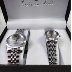 Luis Cardini His and hers Watch Set