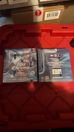 2025 Topps Chrome Football Mega Box