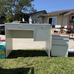 Desk And Small Table 
