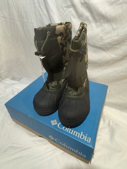 Columbia Youth Powder bug Camo Boots