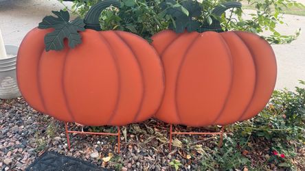 Calabazas jumbo de metal