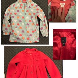 Little Girls Size 4/5 Jackets 