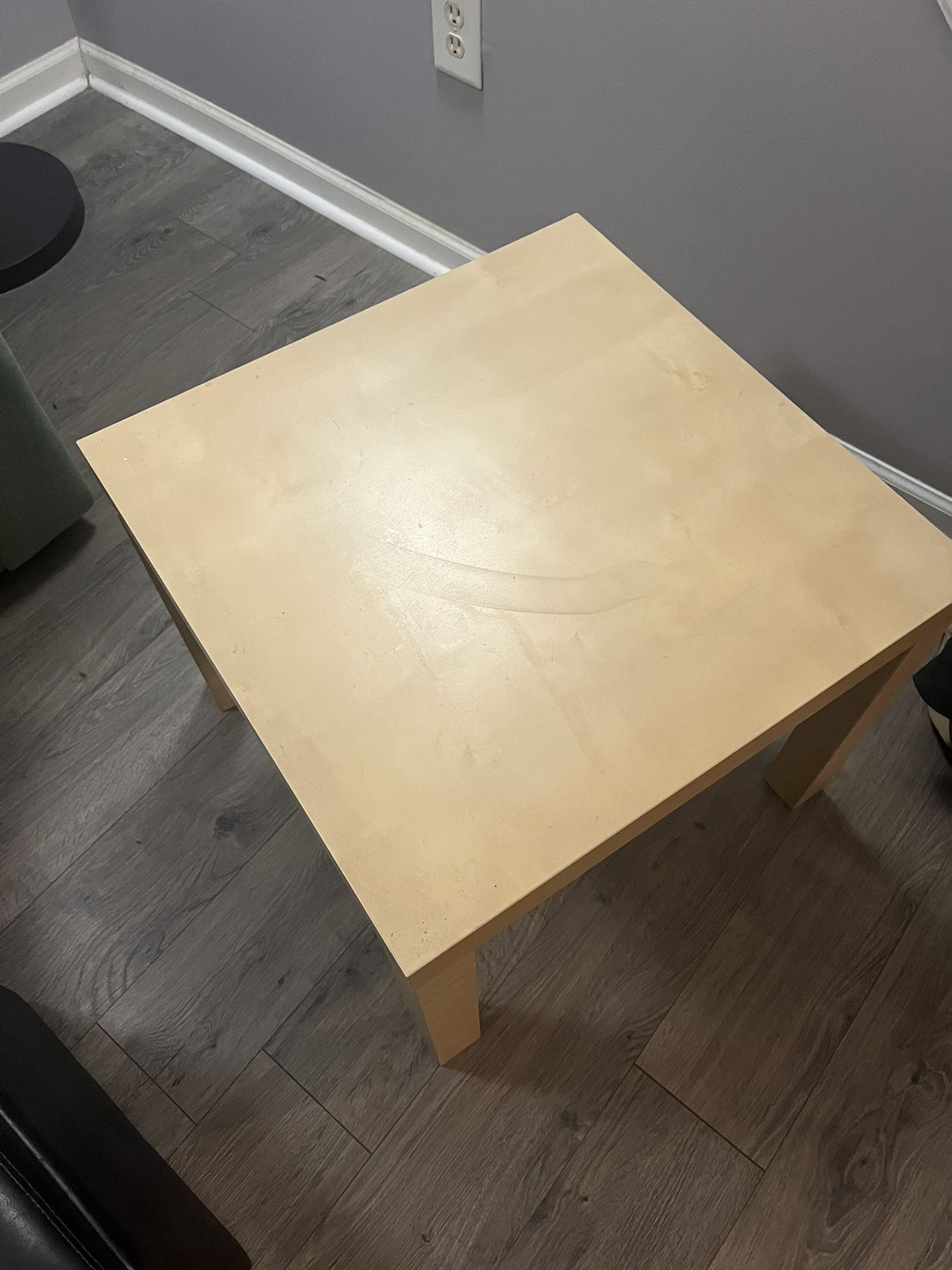 Square End Tables (2 Matching) Wooden IKEA