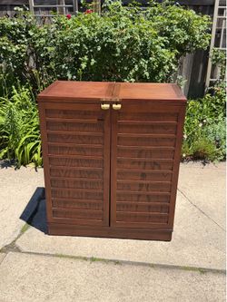 Crate & Barrel Maxine Steamer Trunk Bar