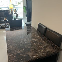 Dinner Table And 4 Chairs Set 