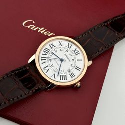 Cartier Ronde Rose Gold 42mm Full Set        Rolex, Omega, Tudor