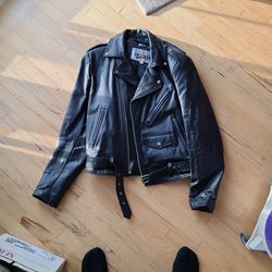 Motor Cycle Jacket With Insulated Liner 