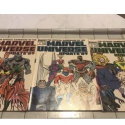 🔥Official 89 Handbook of the Marvel Universe 🔥Lot of 3-💥1-3💥Great Buy! B&B💎