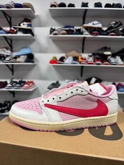 jordan 1 low travis tropical pink