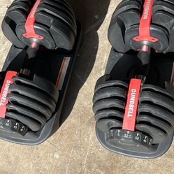 Adjustable Dumbbell  52.5 Each 