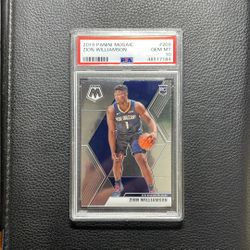 2019 Zion Williamson Mosaic Rookie Card. PSA 10 - Gem Mint
