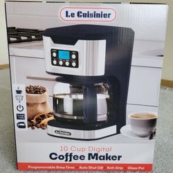 Le Cuisinier 10 Cup Digital Coffee Maker 