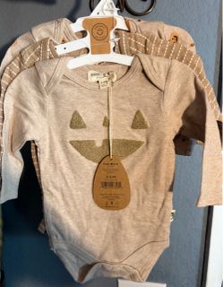 Rabbit + Bear Organic Cotton Baby Bodysuit 3-6M