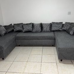 U Sectional Furniture Pillows Included. Brand New