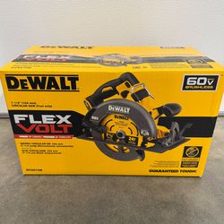 DEWALT FLEXVOLT 60V MAX Cordless Brushless 7-1/4 in. Circular Saw with Brake (Tool Only) $300 plus tax at Home Depot