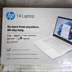 White HP Laptop 