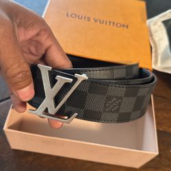 Louis Vuitton, Gray Black Belt double sides