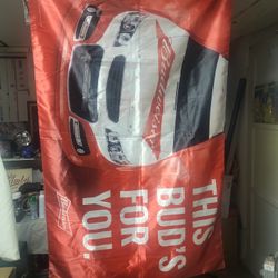 3' X 4'8" Double Sided Budweiser Flag