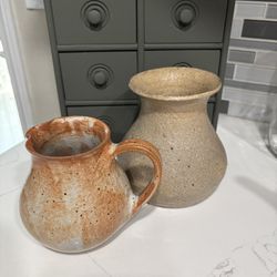 Pitcher & Vase